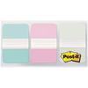 Post-it Durable Tabs 1 in Wide Assorted Pastel Colors (686-GRDNT) 36 Count