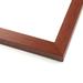 8x8 - 8 x 8 Mahogany Flat Solid Wood Frame with UV Framer s Acrylic & Foam Board Backing - Great