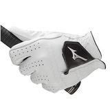 MIZUNO (Mizuno) Golf Glove Strong Leather 0.8 Men s Left Hand Sheep Leather x Sheep Leather White 25cm 5MJML011