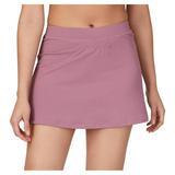 Fila Women`s Kick Serve 14.5 Inch Tennis Skort Argyle Purple and Pink Peacock ( SMALL Pink )