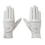 MIZUNO Golf Gloves Double Grip 2021 Model Women s Both Hands Artificial Leather + Silicone Processing x Synthetic Leather White 20cm 5MJWB10101