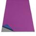 Gaiam No-Slip Yoga Mat Towel Grape/Navy