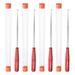 Uxcell Stainless Steel Zinc Alloy Fishing Hook Remover Device with Tubes Red 4 Pack