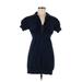 Bebop Casual Dress - Popover: Blue Dresses - Women's Size Medium