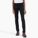 Dickies Women's High Rise Skinny Twill Pants - Rinsed Black Size 30 (FP516)