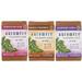 Auromere Ayurvedic Soap Variety 3 Pack - Sandal Turmeric Lavender Neem Himalayan Rose