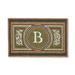 Wingate Monogrammed Door Mat - Olive, 30" x 48", E - Frontgate