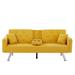 Modern Fabric Upholstered Convertible Sofa and Daybed