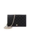 Gucci Bags | Gucci Wallet On Chain Signature Guccissima Black And Gold | Color: Black/Gold | Size: Os