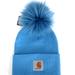 Carhartt Accessories | Carhartt Beanie Handmade In Usa Pom | Color: Blue | Size: Os