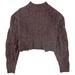 Free People Sweaters | Free People Womens Merry Go Round Knit Sweater, Purple, Nwt | Color: Purple | Size: Various