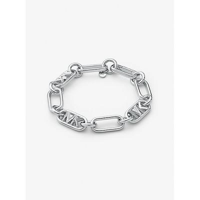 Michael Kors Precious Metal-Plated Brass Chain Link Bracelet Silver One Size