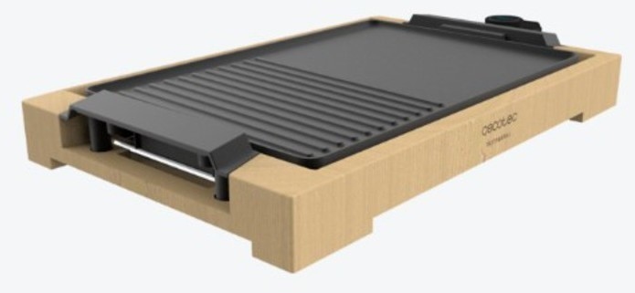 Cecotec Elektrische Griddleplatten Tasty&Grill 2000 Bamboo Black Image