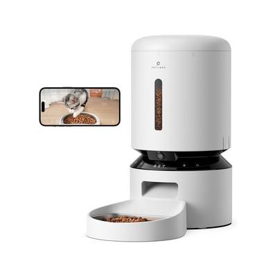 Petlibro Granary WIFI Automatic Cat & Dog Feeder with Camera & 3 Pet Food Desiccant Bags, White, 5-L