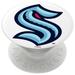 PopSockets White Seattle Kraken Primary Logo PopGrip