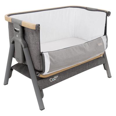 Tutti Bambini CoZee Bedside Crib - Oak / Charcoal