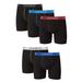 Hanes Men's Ultimate Core Stretch Boxer Brief 5-Pack (Size S) Black, Cotton,Spandex