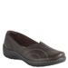 Clarks Cora Meadow Casual Slip-On - Womens 10 Brown Slip On W