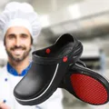 Chaussures de travail de cuisine pour hommes et femmes sandales unisexes pantoufles non ald