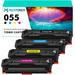 055 Toner Cartridge WITH-CHIP Compatible for Canon 055 055H Color imageCLASS MF743Cdw MF741Cdw MF745Cdw MF746Cdw LBP663CDW LBP664CX Laser Printer High Yield (Black Cyan Yellow Magenta 4-Pack)