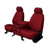 CalTrend Center 40/20/40 Split Back & 60/40 Cushion Faux Leather Seat Covers for 2014-2015 Toyota Land Cruiser - TY508-02LX Red Insert and Trim