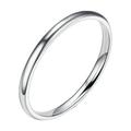 Floleo Clearance Women Fashion Solid 925 Sterling Silver White Geometry Ring Jewelry Ring