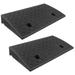 OUNONA Plastic Curb Ramp Heavy Duty Plastic Threshold Ramp Portable Lightweight Car Ramp for Car Truck Motorcycle