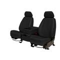 CalTrend Front Buckets Carbon Fiber Seat Covers for 2009-2011 Nissan Cube - NS385-01FC Black Insert with Black Trim