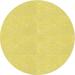 Ahgly Company Machine Washable Indoor Square Transitional Golden Brown Yellow Area Rugs 3 Square