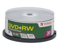 Verbatim DVD+RW  30 Pk Spindle