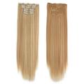 Floleo Clearance Fashion Hair Long Clip In Hair Extensions Full Head Straight Wig