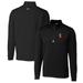 Men's Cutter & Buck Black UCF Knights Traverse Stretch Quarter Zip-Pullover Top