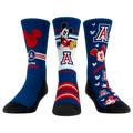 Youth Rock Em Socks Arizona Wildcats Logo Disney Three-Pack Crew