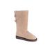 Women's Jean Bootie by MUK LUKS in Stone (Size 10 M)