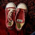 Converse Shoes | Converse All Star Boys Shoes Red. Right Shoe Needs A Lace. | Color: Red | Size: 10b