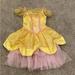 Disney Dresses | Disney Princess Belle Dress/Costume Size Medium (7-8) | Color: Yellow | Size: 7g