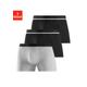 Boxer SCHIESSER ""95/5"" Gr. 7, grau (grau, meliert, schwarz) Herren Unterhosen Schiesser