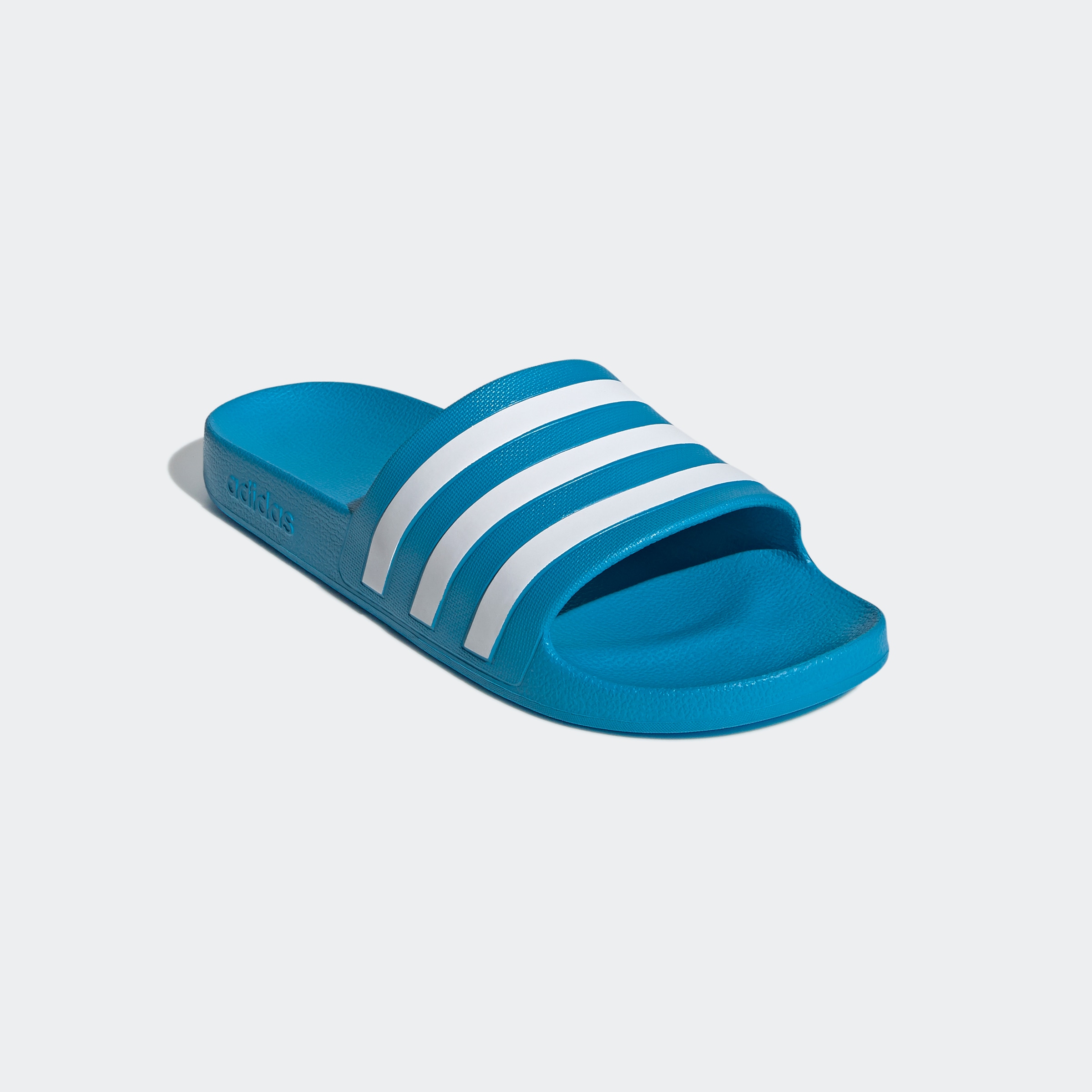 Badesandale ADIDAS SPORTSWEAR "AQUA ADILETTE", Herren, Gr. 39, blau (solar blau, cloud weiß, solar blau), Synthetik, Schuhe