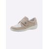 Klettschuh CLASSIC BASICS, Damen, Gr. 42, Weite H, beige, Nubukleder, Schuhe Klettschuh Slipper