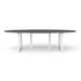 Compel Pivit Oval Conference Table Metal in Brown | 29 H x 120 W x 48 D in | Wayfair PIV-CT-OF-OVAL-12048-GA-WHT