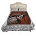 Pure Country Weavers Fantasy Blanket Cotton blend in Black/Brown/Red | 74 H x 54 W in | Wayfair 9514-T