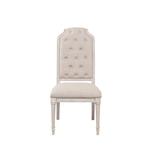 One Allium Way® Busey Tufted Fabric Upholstered Side Chair in Cream Upholstered | 42 H x 27 W x 21 D in | Wayfair 8D6239D031404493B3B61202E82CEE80