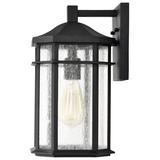 Red Barrel Studio® Aluminum Wall Light Aluminum/Glass/Metal in Black/Gray | 13.88 H x 7.5 W x 8.75 D in | Wayfair A8F896365CA14FCBA0AFC6300E472B94