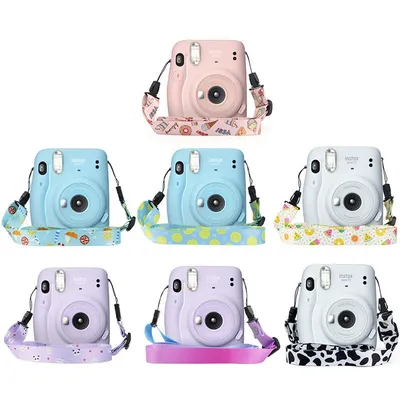 Instax Mini11 – sac à photos boîte de rangement de photos Transparent coque en cristal sangle