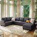 Modern Large U-Shape Sectional Sofa with Extra Wide Chaise - 126"Wx78"Dx32"H