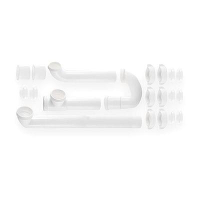 ZORO SELECT 4FEY9 1-1/2 Dia, Polypropylene, White, Kitchen End Outlet, End Out