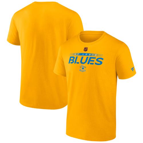 Gelbes St. Louis Blues Special Edition 2.0 Authentic Pro Fanatics-T-Shirt für Herren