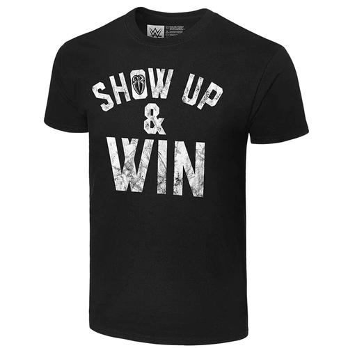 Roman Reigns ''Show Up & Win'' Authentic T-Shirt - Mens