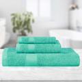 Eider & Ivory™ Egyptian-Quality Cotton Medium Weight Solid Luxury 3 Piece Towel Set in Green/Blue | Wayfair 22B79AD01EAE47F9B86F633C3B9A8CE7