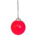 The Holiday Aisle® LED Ball Ornament Plastic in Red | 5 H x 5.1 W x 6.6 D in | Wayfair 6FBB74DFFF894BE38A9814A86FFE95B9
